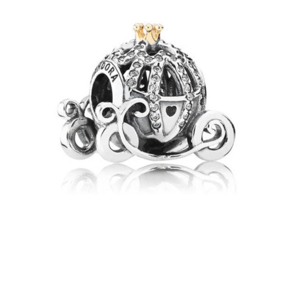 PANDORA Disney Cinderella Pumpkin Coach Charm